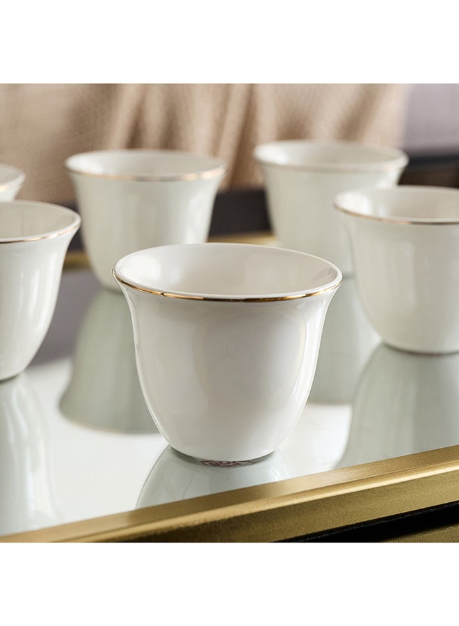 Home Box Cawa Cup Set, White, 6 Pieces - Image 2